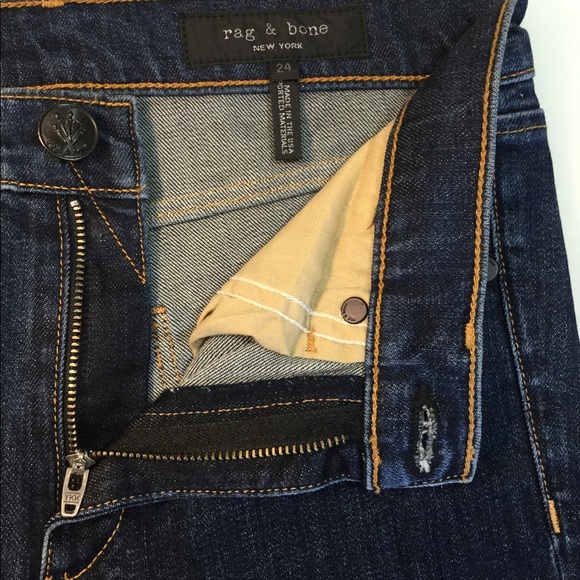 NWT Rag & Bone High Rise Slim Straight Kaihara Denim Jeans - Picture 4 of 8